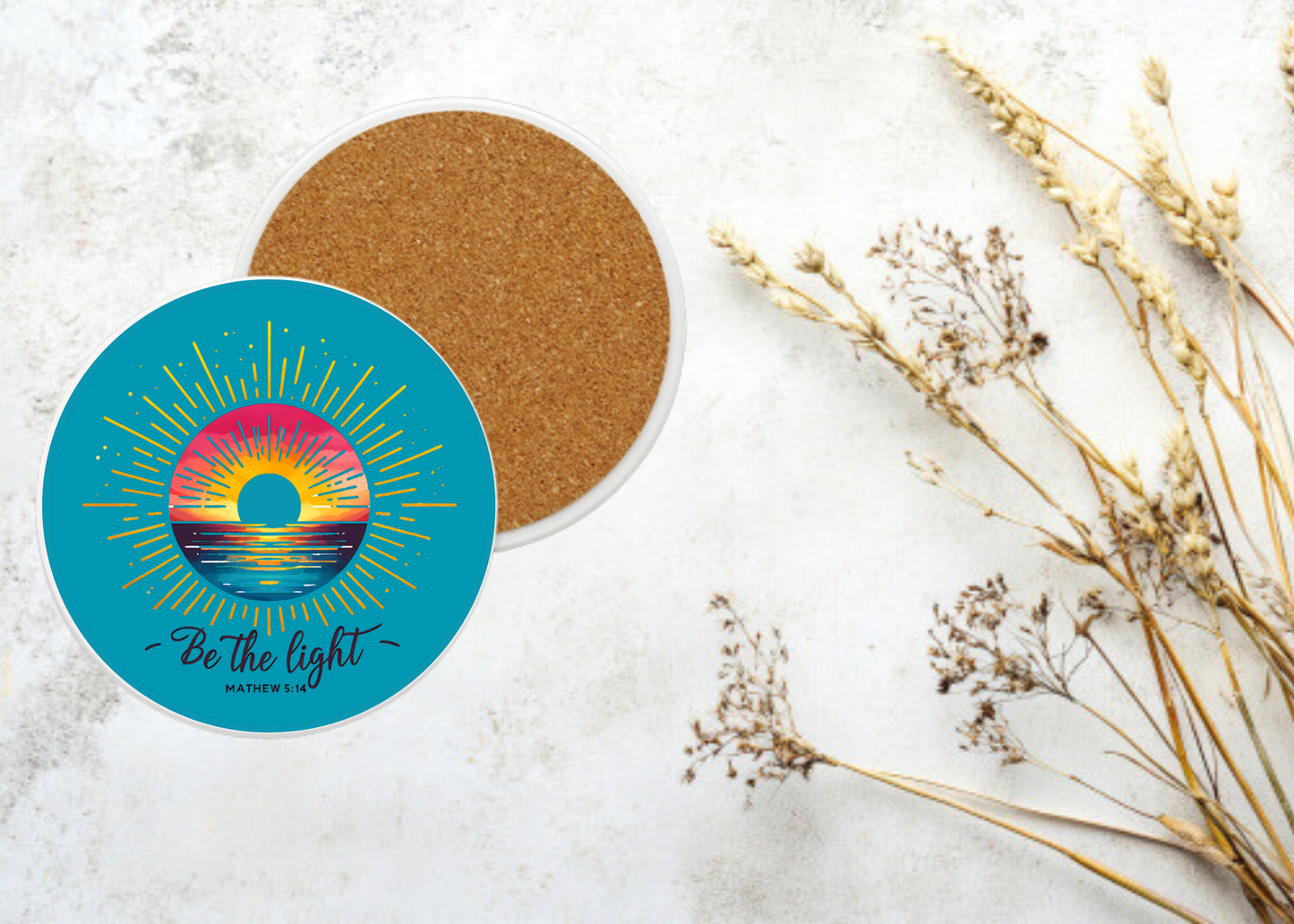 Be the Light Table Coasters