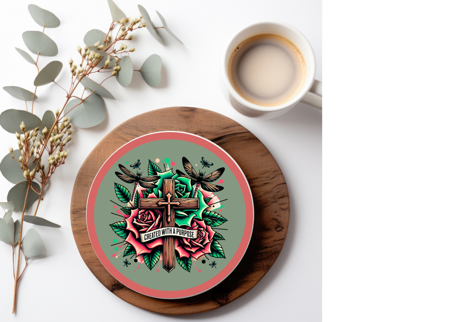 Created With a Purpose Table Coasters