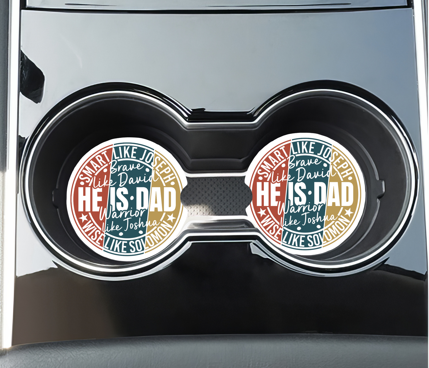 He is Dad Car Coasters