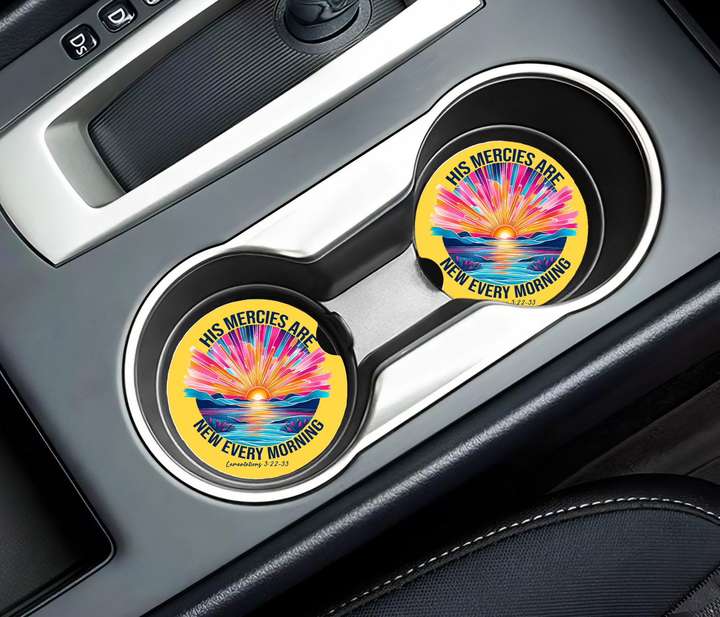 His Mercies Are New Every Morning Car Coasters