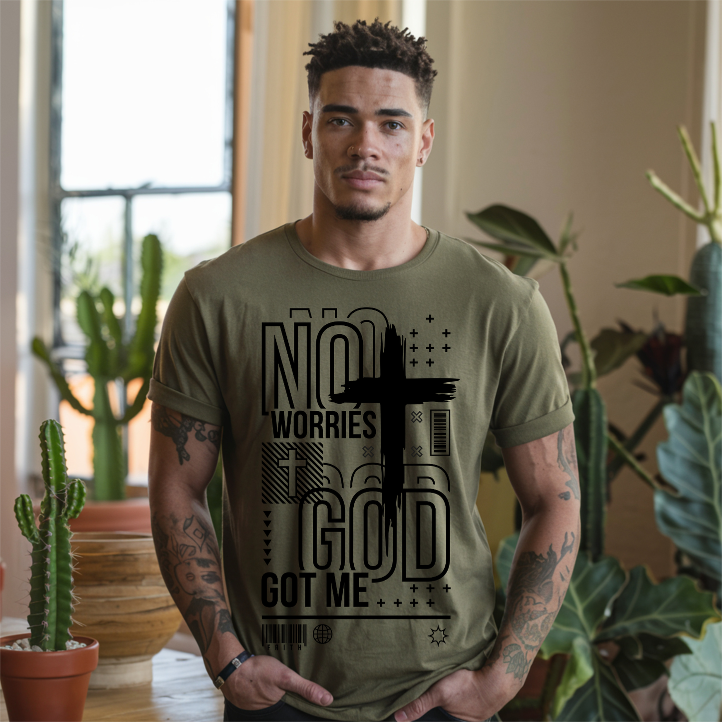 No Worries God Got Me - TShirt