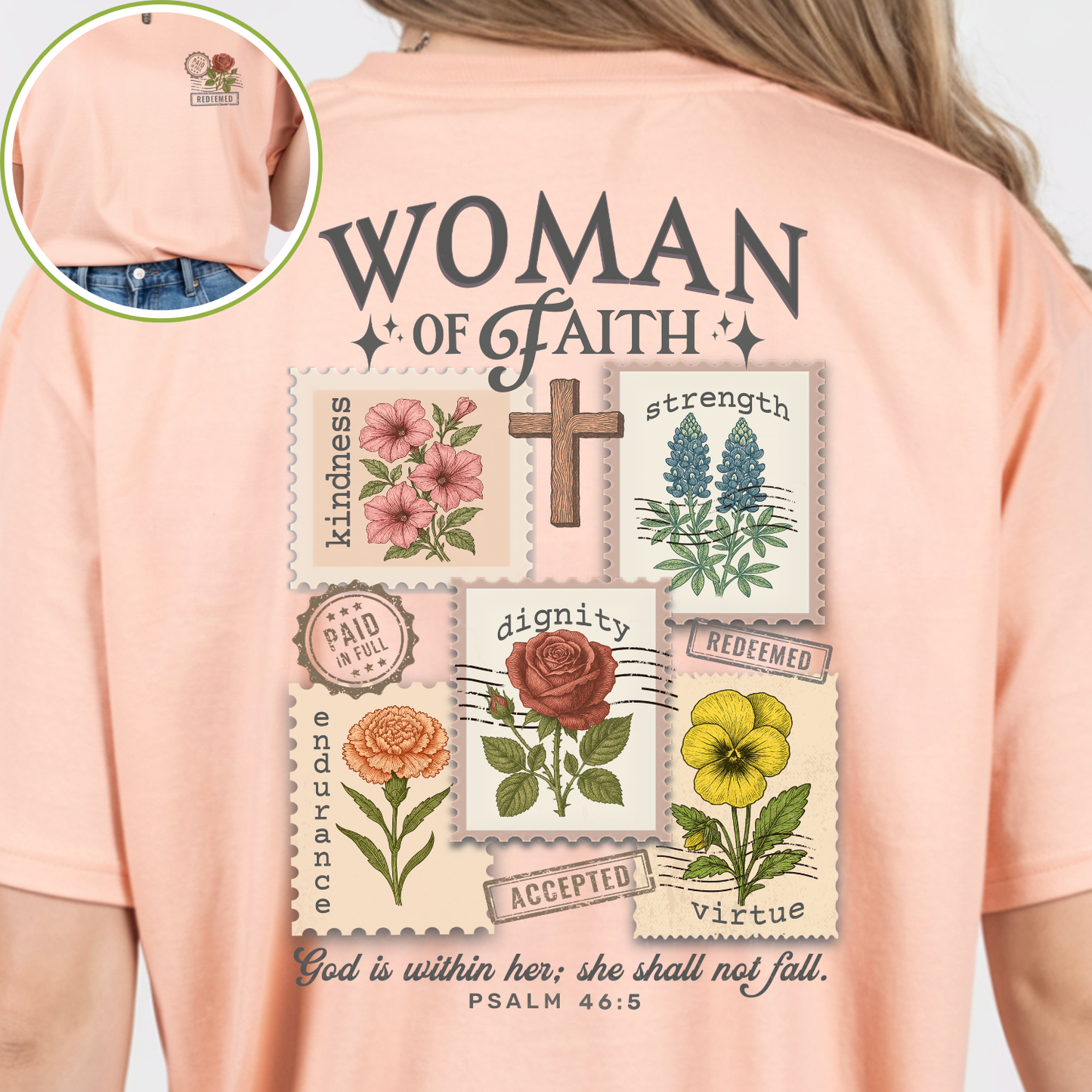 Woman of Faith - Women's TShirt