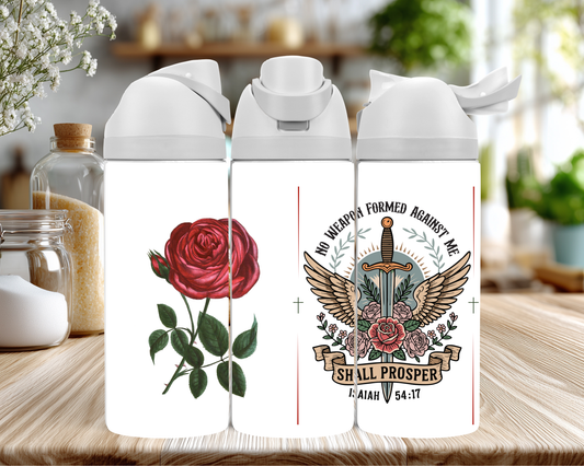 No Weapon Formed Against Me Shall Prosper - Water Bottle