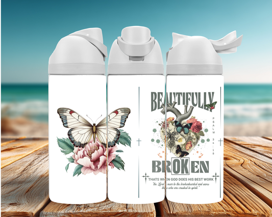 Beautifully Broken - Water Bottle