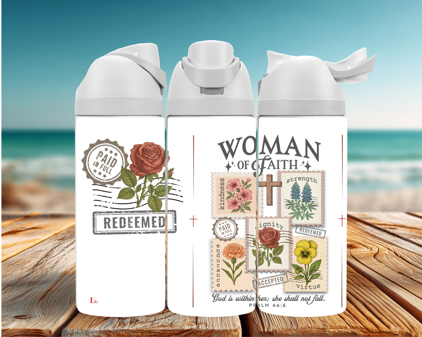Woman of Faith - Water Bottle