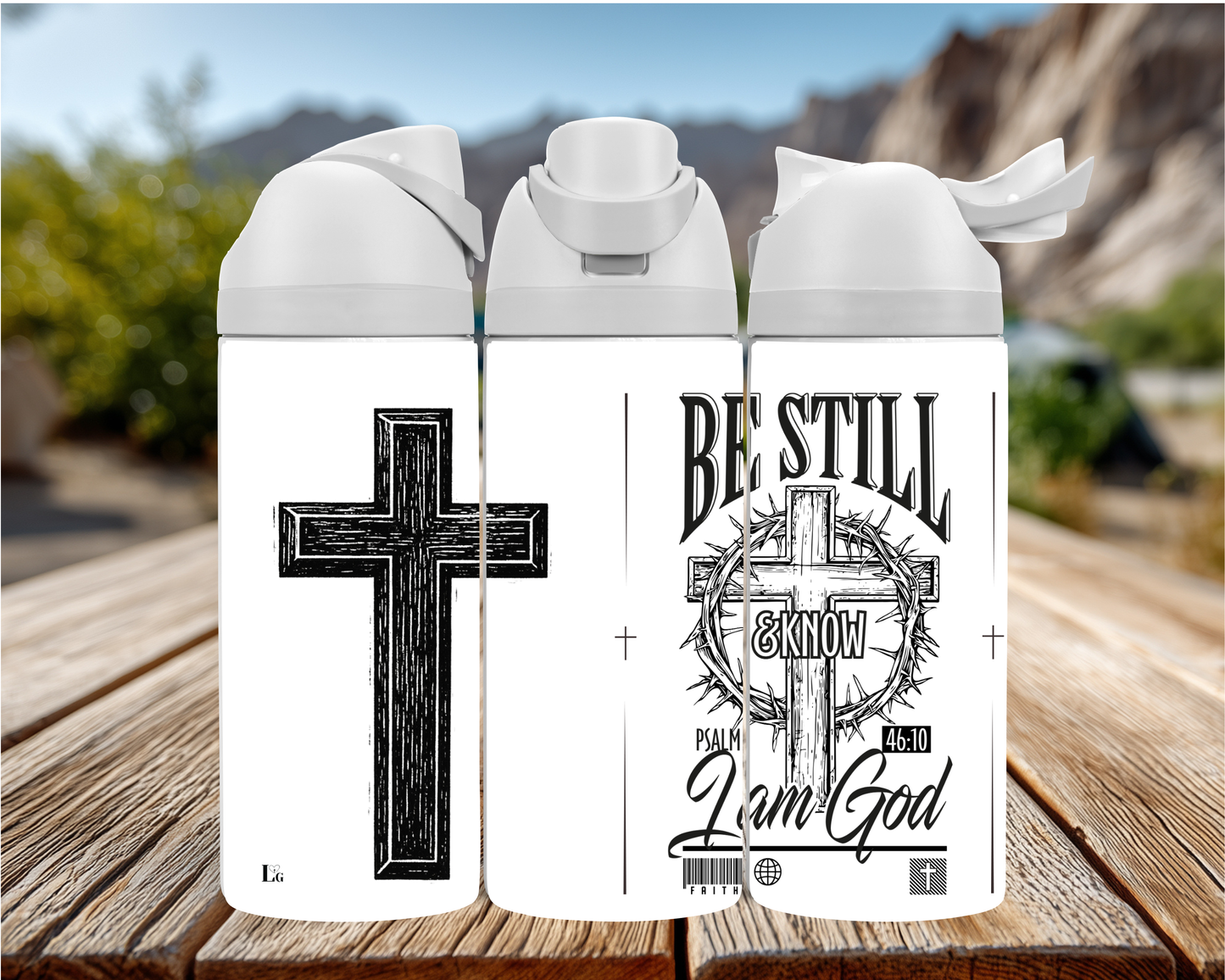 Be Still & Know I Am God - Water Bottle