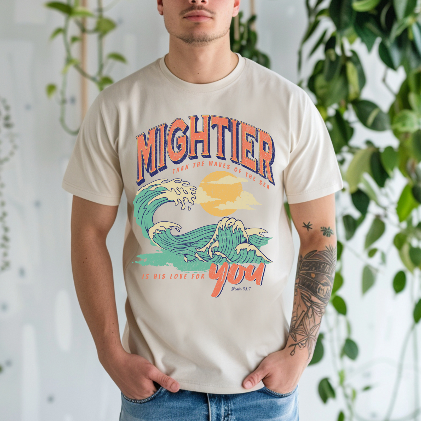 Mightier Than the Waves of the Sea - TShirt