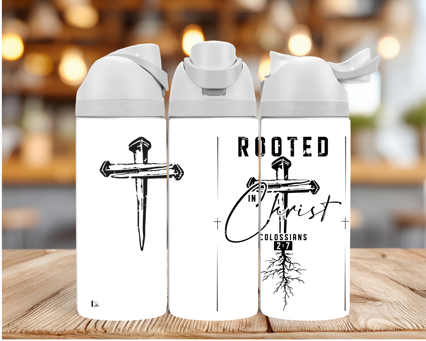 Rooted in Christ - Water Bottle