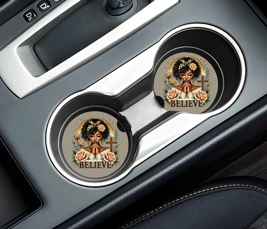 Believe Car Coasters