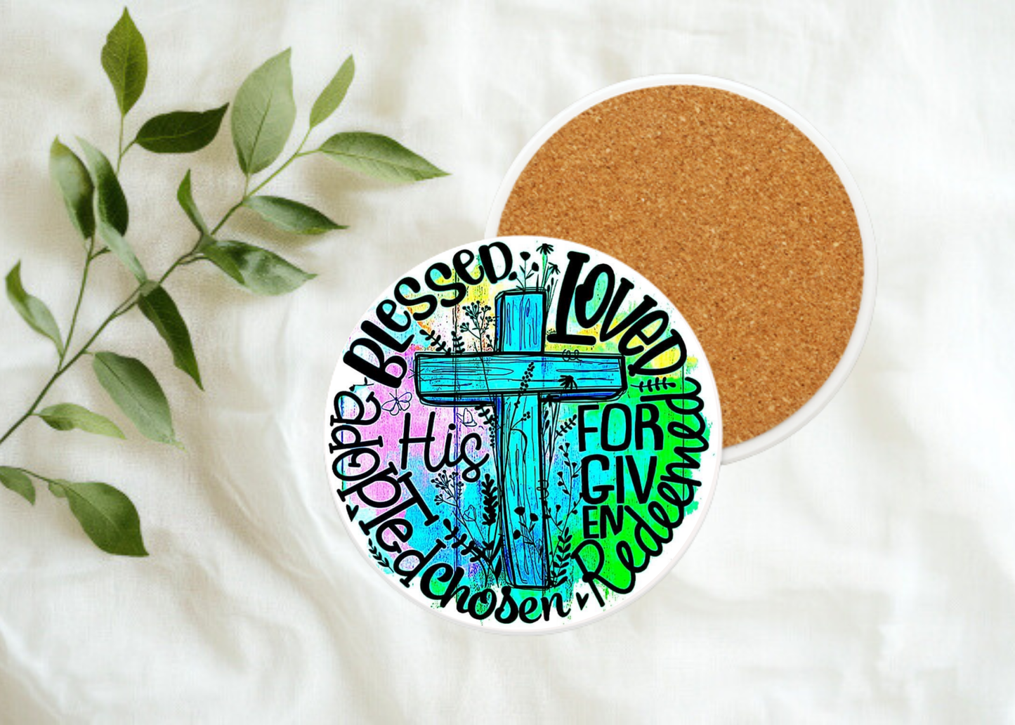 Blessed Loved Table Coasters