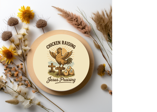 Chicken Raising Table Coasters