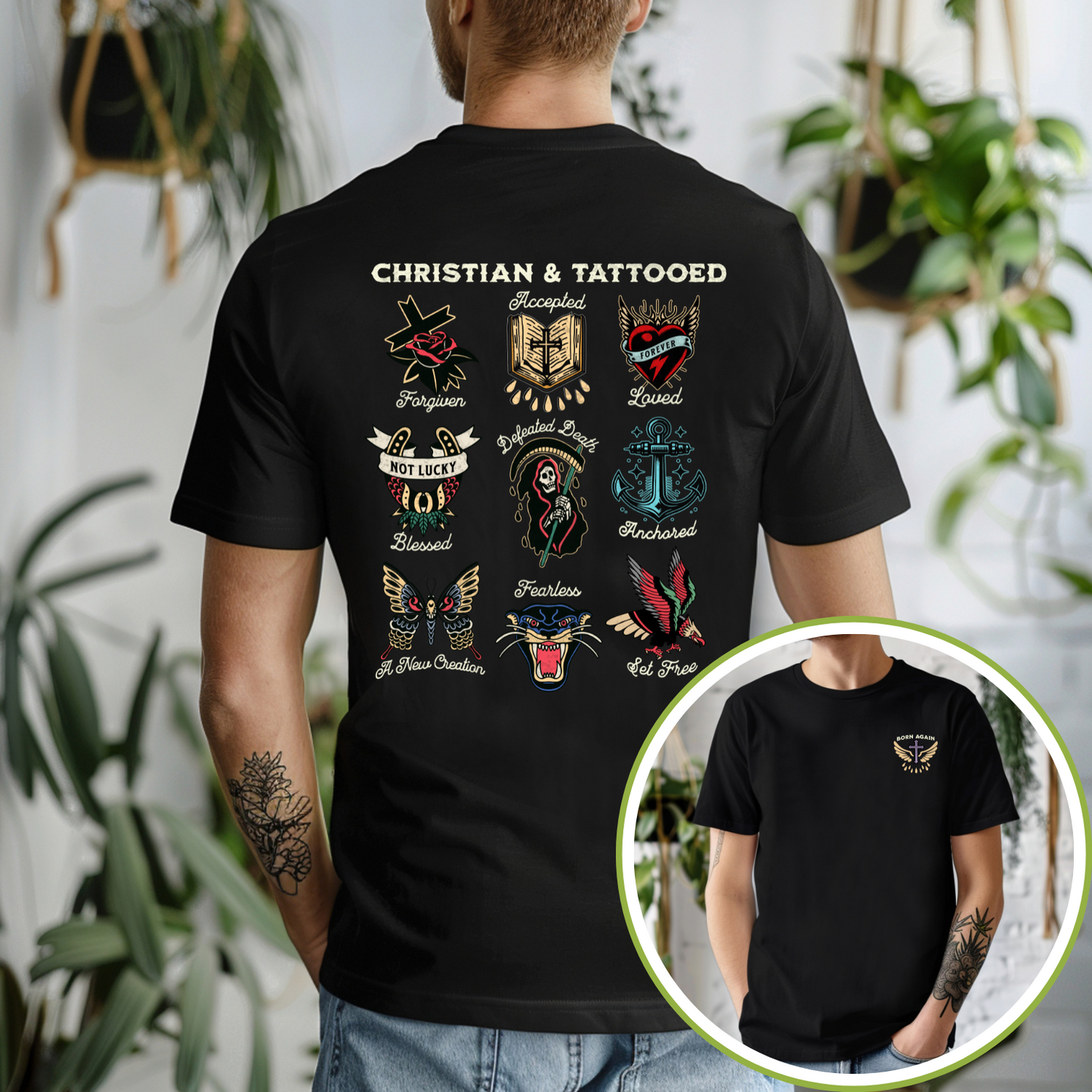 Christian & Tattooed - Men's TShirt