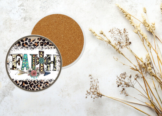 Faith Table Coasters
