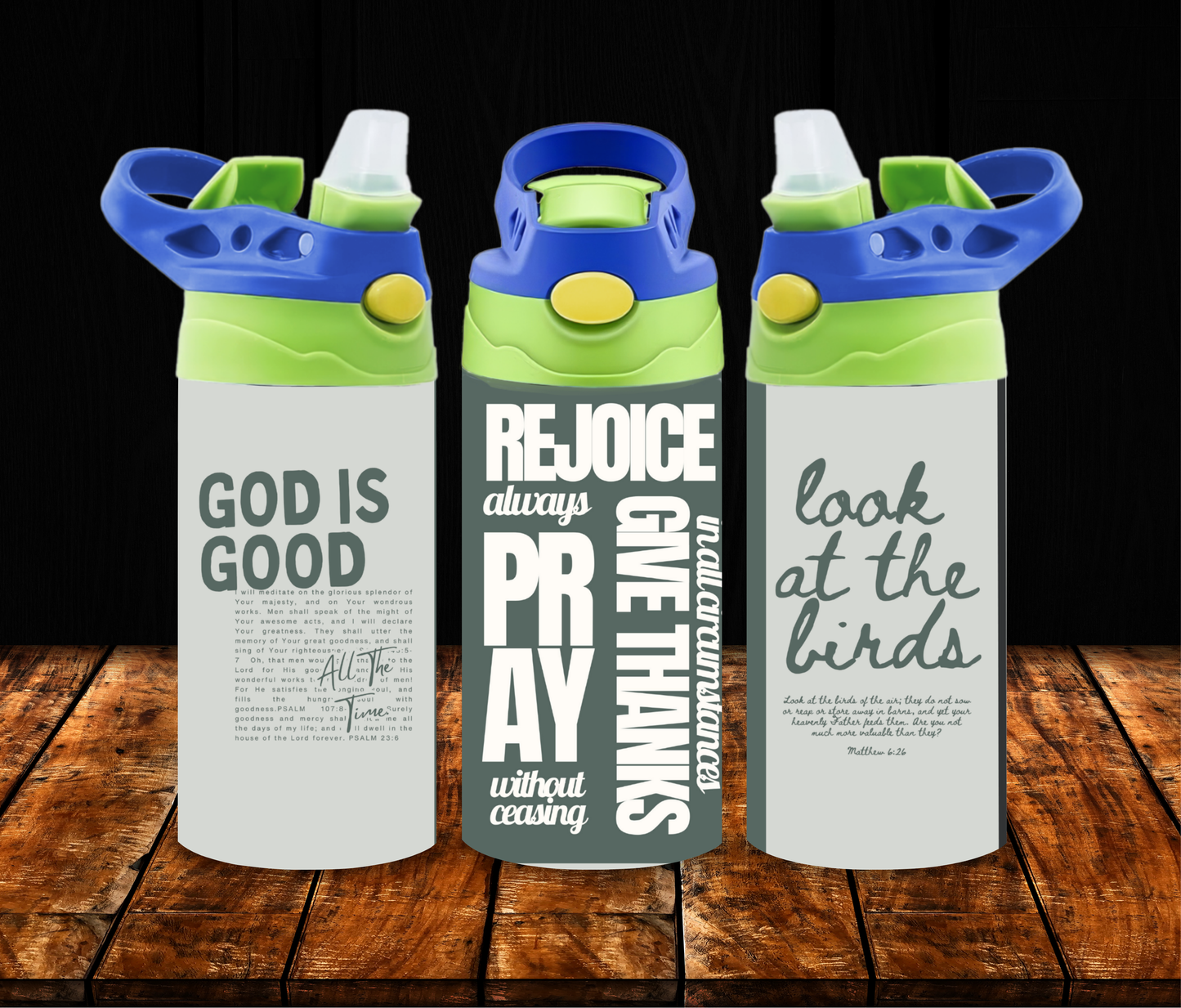 God is Good - Green Collage