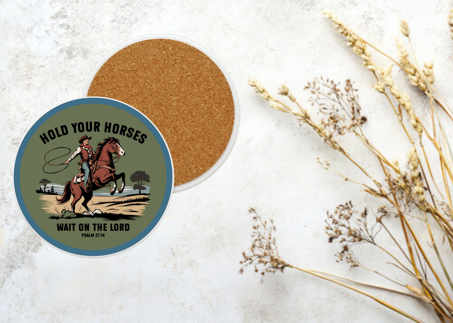 Hold Your Horses Table Coasters