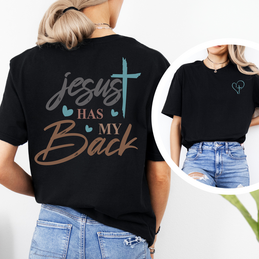 Jesus Has My Back - Women's TShirt