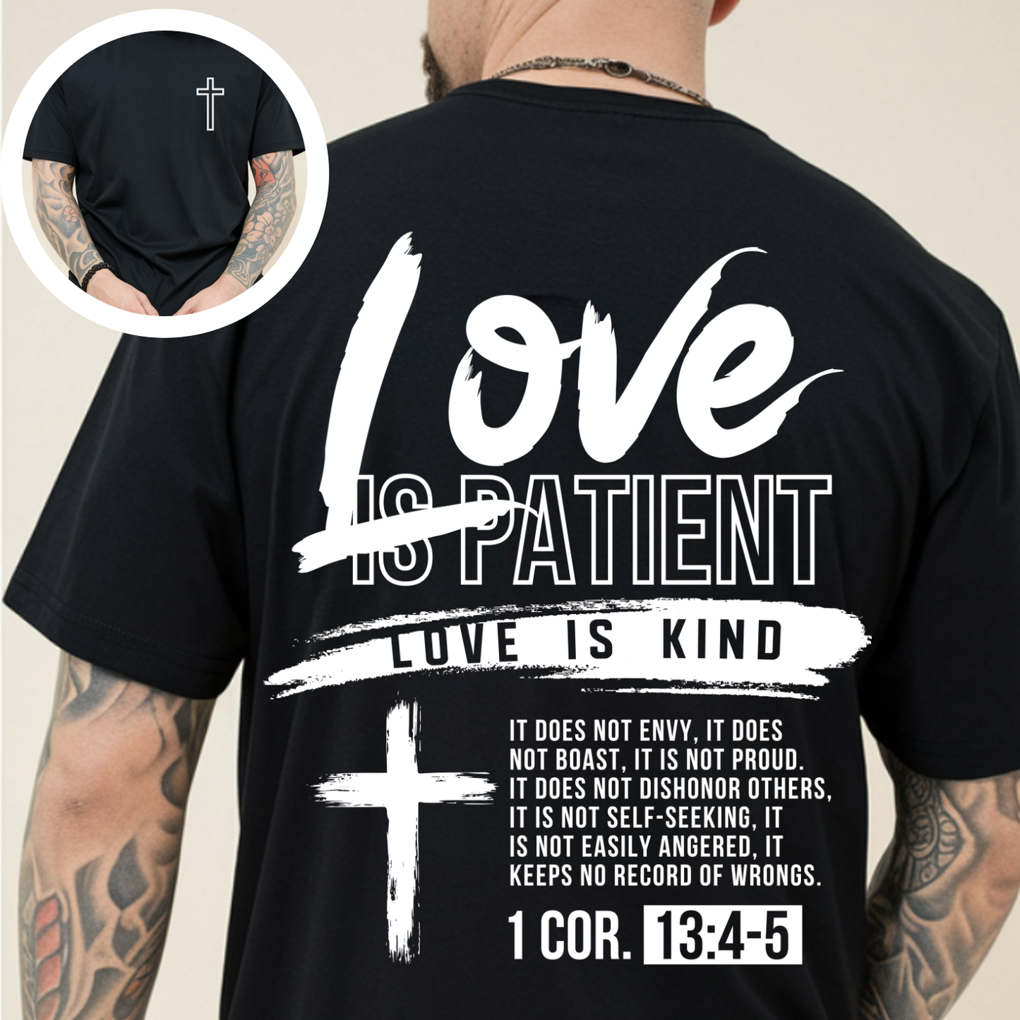 Love is Patient - Men's TShirt