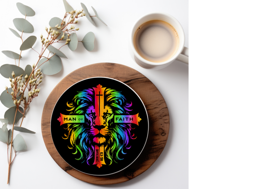 Man of Faith Table Coasters