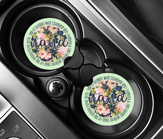 Nana Car Coasters