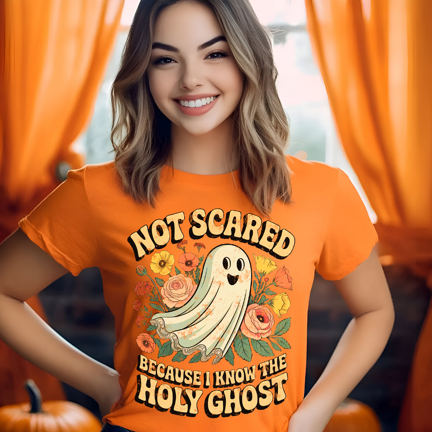 Not Scared Because I Know the Holy Ghost - Women's TShirt
