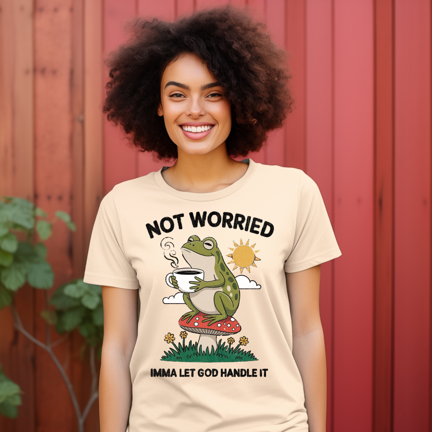 Not Worried, Imma Let God Handle It - TShirt