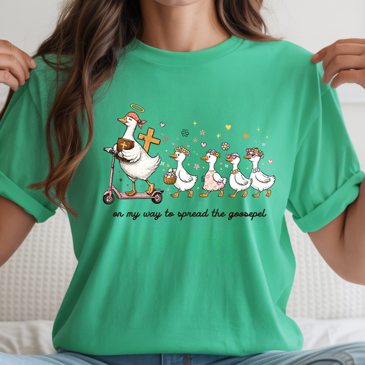 On My Way to Spread the Goosepel - TShirt