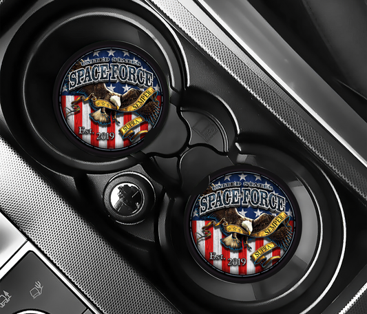 Space Force Car Coasters