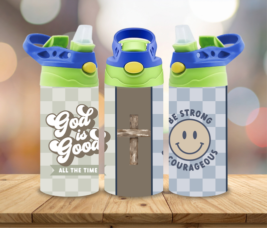 Strong & Courageous - Checkered