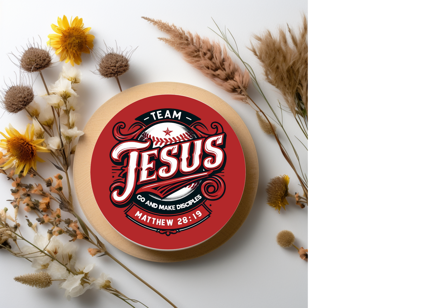 Team Jesus Table Coasters