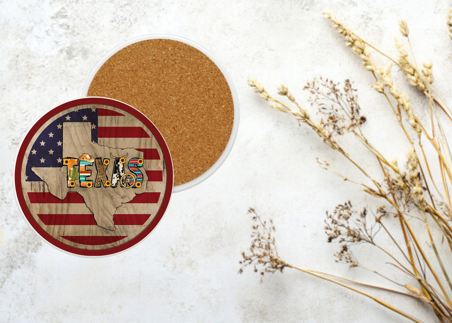 Texas Table Coasters