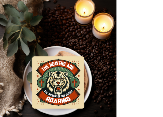 The Heavens Are Roaring Table Coasters