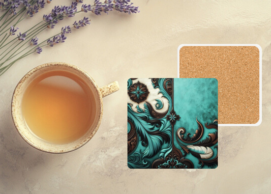Western Turquoise Table Coasters